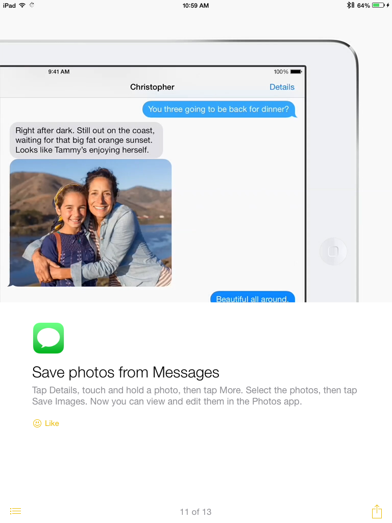 Save Photos from Messages
