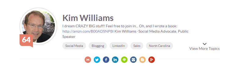 Kim on Klout