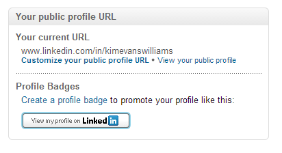 Customize your LinkedIn URL