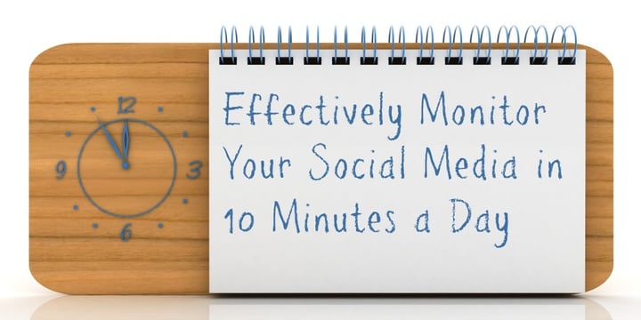 managing social media in 10 minutes