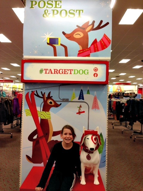take a picture with the target dog